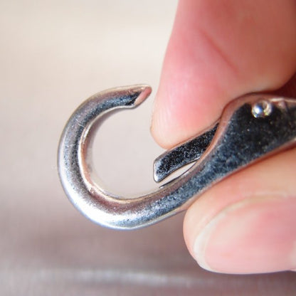 Stainless Steel Fixed Eye Boat Snap Hook AISI 316