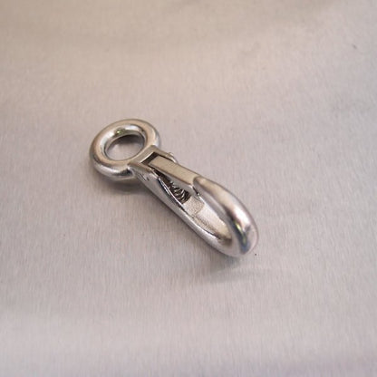 Stainless Steel Fixed Eye Boat Snap Hook AISI 316