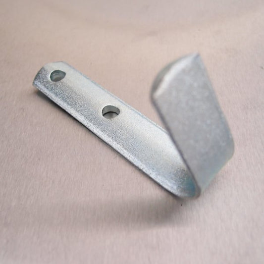 Bolt On Rope Hooks Zinc Plated - Half Round Pattern