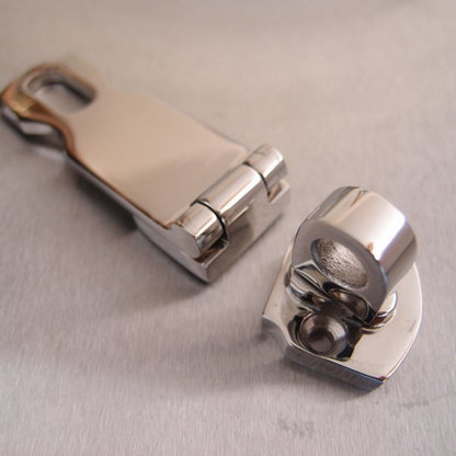 Stainless Steel Swivel Hasp and Staples - AISI 316