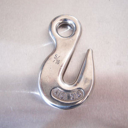 Stainless Steel Eye Type Grab Hook - AISI 316