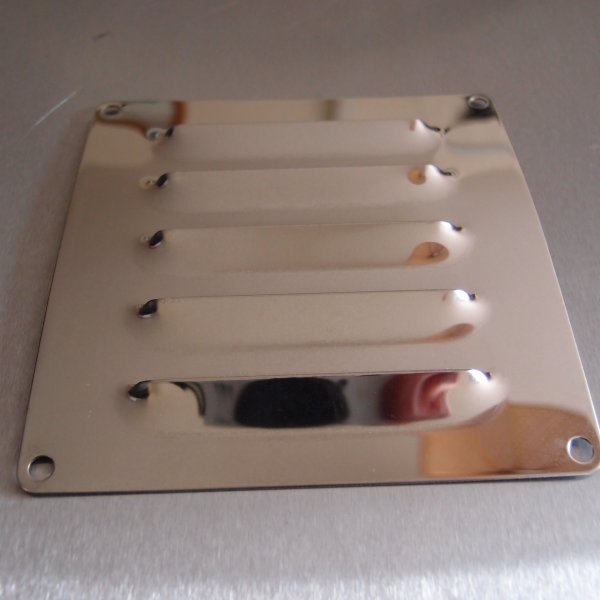 120mm x 120mm Stainless Steel Vertical Vent AISI 304