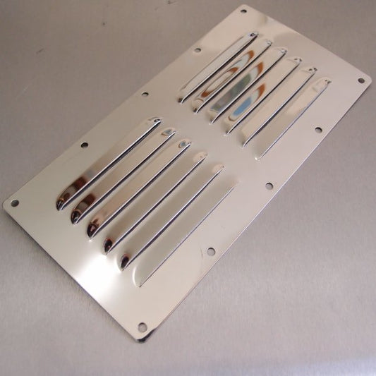 115mm x 230mm Stainless Steel Horizontal Vent LARGE AISI 304