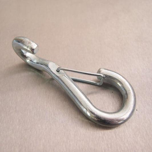 3" Standard Springhooks to Crue With Wire Catch: Zinc Plated