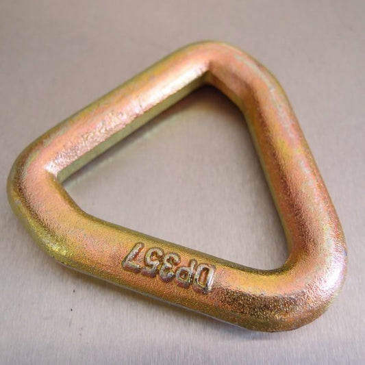 50mm 1 tonne Welded Drop Forged Triangular Lashing Links Only - Zinc Plated