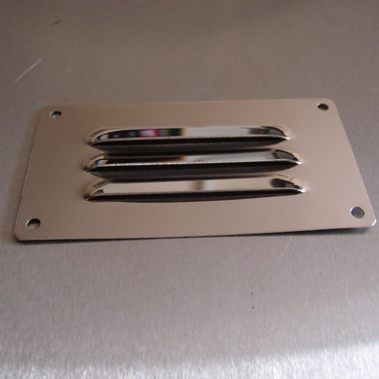127mm x 66mm Stainless Steel Horizontal Vent SMALL AISI 304