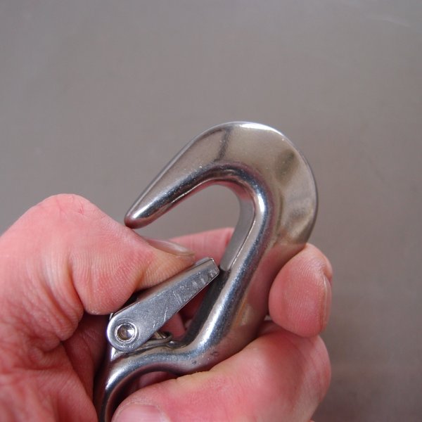 92mm Stainless Steel Winch Hooks - AISI 316