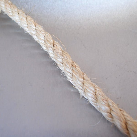 Natural Sisal Fibre Traditional Rope - Three Strand