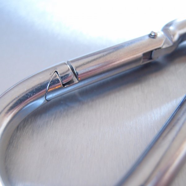 Stainless Steel Carbine Hooks - without Eyelet - AISI 316