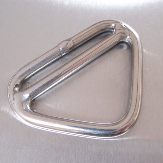 Stainless Steel Double Bar Triangular Rings - AISI 316