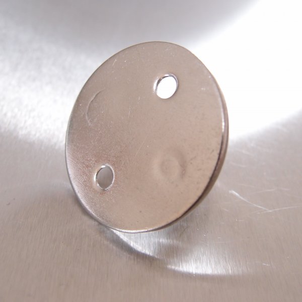 Stainless Steel Two Hole Round Eye Plates 304 AISI