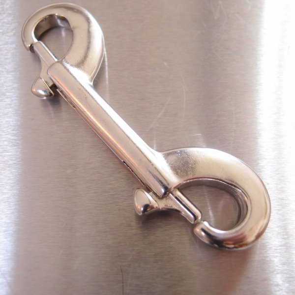 115mm Stainless Steel Double End Snap / Trigger Hook - AISI 316