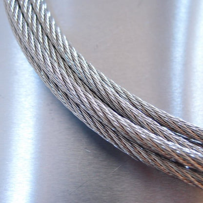 Stainless Steel Wire Rope - 7 x 7 WSC - AISI 316 - 100m Reel