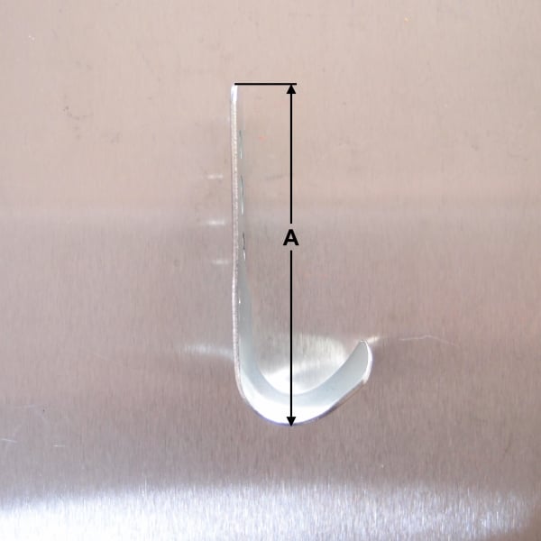 Bolt On Rope Hooks Zinc Plated - Lightweight Pattern