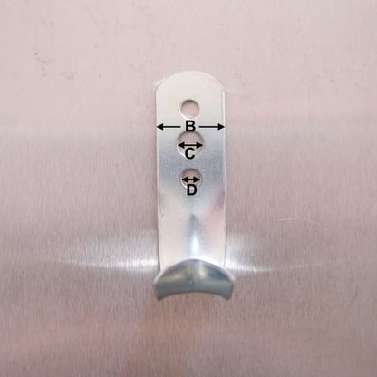 Bolt On Rope Hooks Zinc Plated - Lightweight Pattern