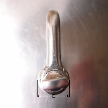 Stainless Steel Dee Shackle - with Screwed Collar Pin AISI 316