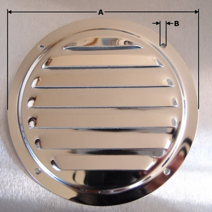 120mm Stainless Steel Round Vent AISI 304