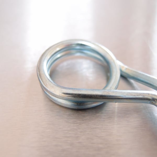 Zinc Plated Double Coiled R-Clip - Retaining Pin