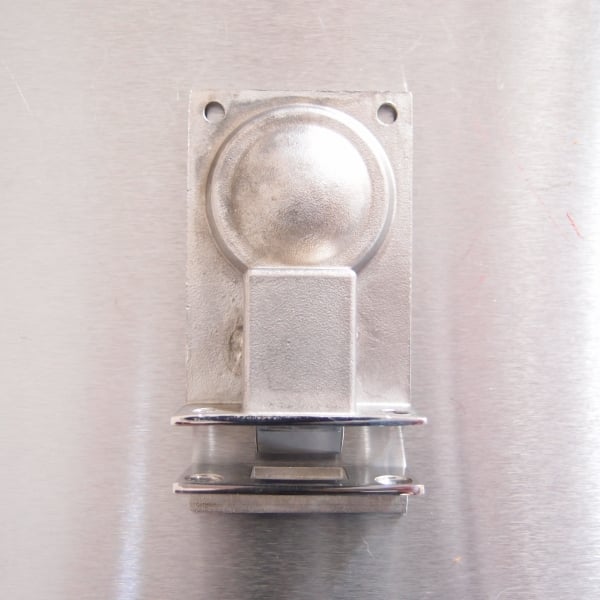 Flush Lifting Pull with Catch and Strike Plate Stainless Steel - AISI316