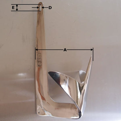 Stainless Steel Jet / Trident Boat Anchor - AISI 316