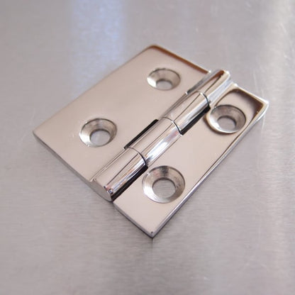 52mm x 61mm Stainless Steel Small Square Offset Hinges - 316 grade