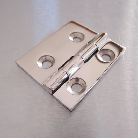 52mm x 61mm Stainless Steel Small Square Offset Hinges - 316 grade