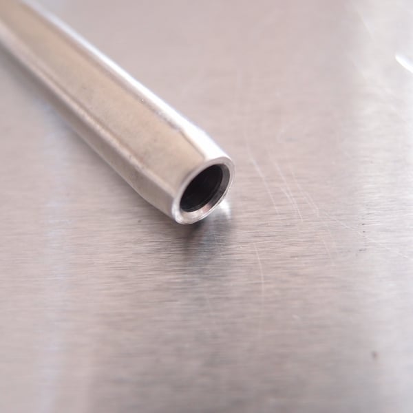 Swage Stud Terminal with Wood Screw Thread - Stainless Steel AISI 316