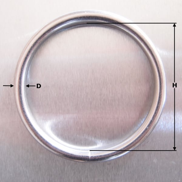 Stainless Steel Round Rings - AISI 316