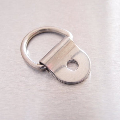 3mm x 20mm Stainless Steel Dee Ring and Cleat - AISI 316