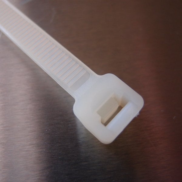 CLEARANCE Cable Ties - WHITE (Natural) in packs of 100