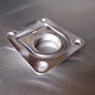 Stainless Steel Flush Lifting Pull with Spring - AISI 316