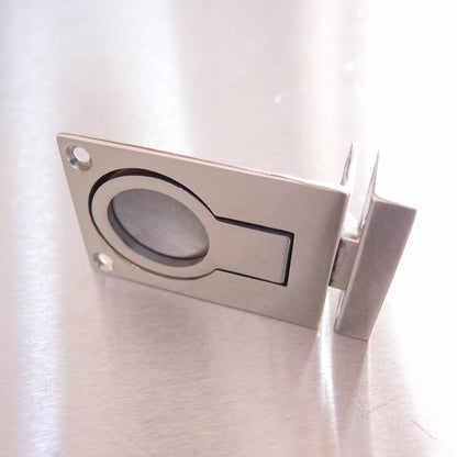 Flush Lifting Pull with Catch and Strike Plate Stainless Steel - AISI316