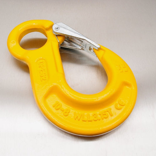 Grade 8 Eye Sling Hook with Safety Catch