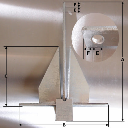 Anchor - Crown Stock/Cruising/Danforth - Galvanised