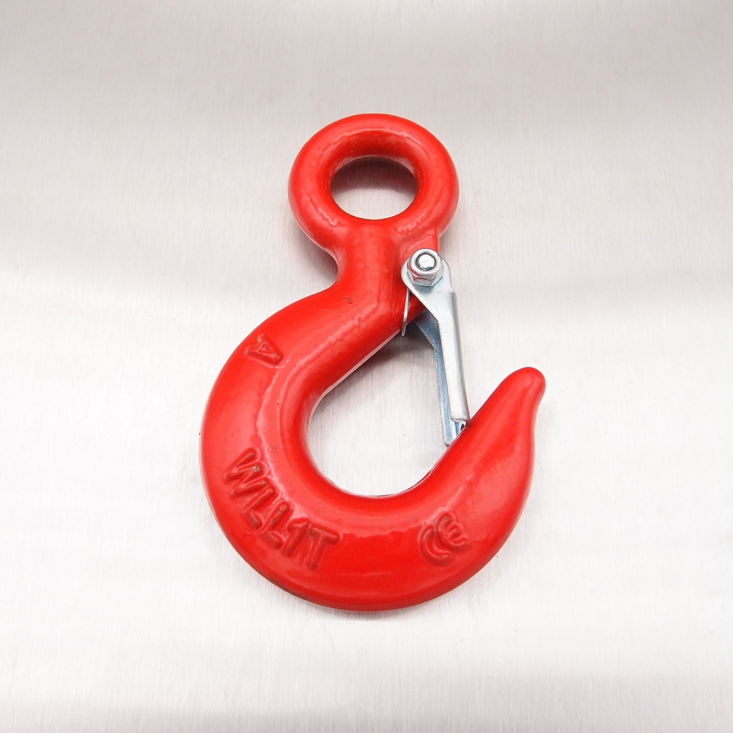 Large Eye Hooks: Alloy Steel with Safety Catch - Painted