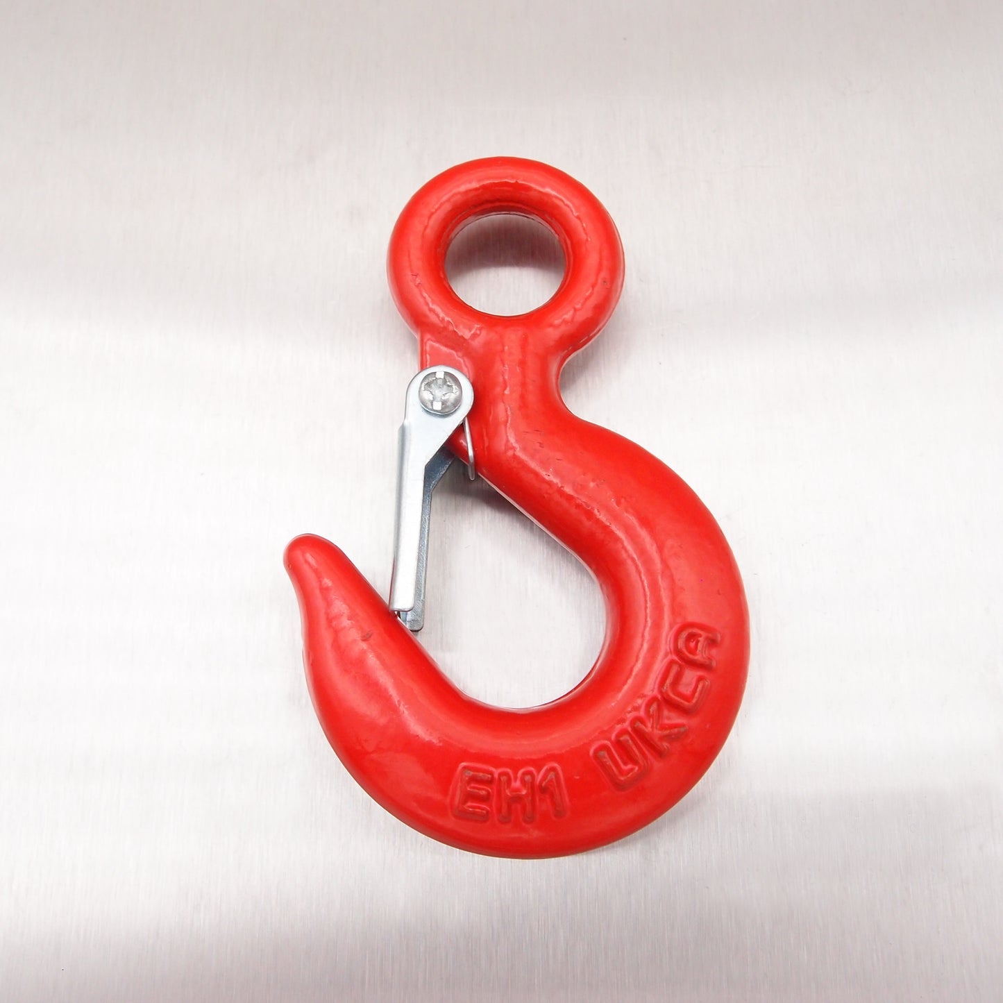 Large Eye Hooks: Alloy Steel with Safety Catch - Painted