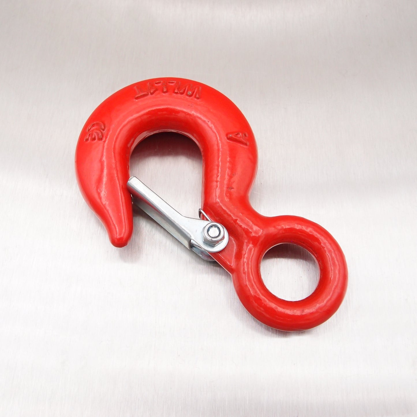 Large Eye Hooks: Alloy Steel with Safety Catch - Painted