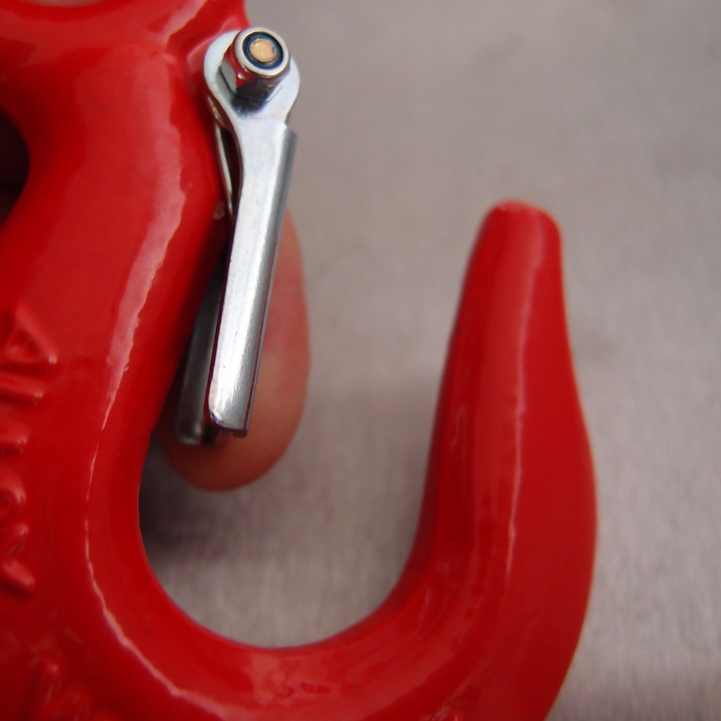 Large Eye Hooks: Alloy Steel with Safety Catch - Painted