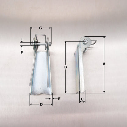 Replacement Catch Set - Alloy Steel Eye Hooks & Swivel Hooks