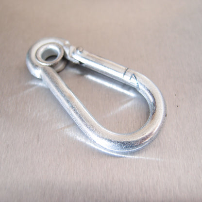 Carbine Hooks: Zinc Plated - with Eyelet