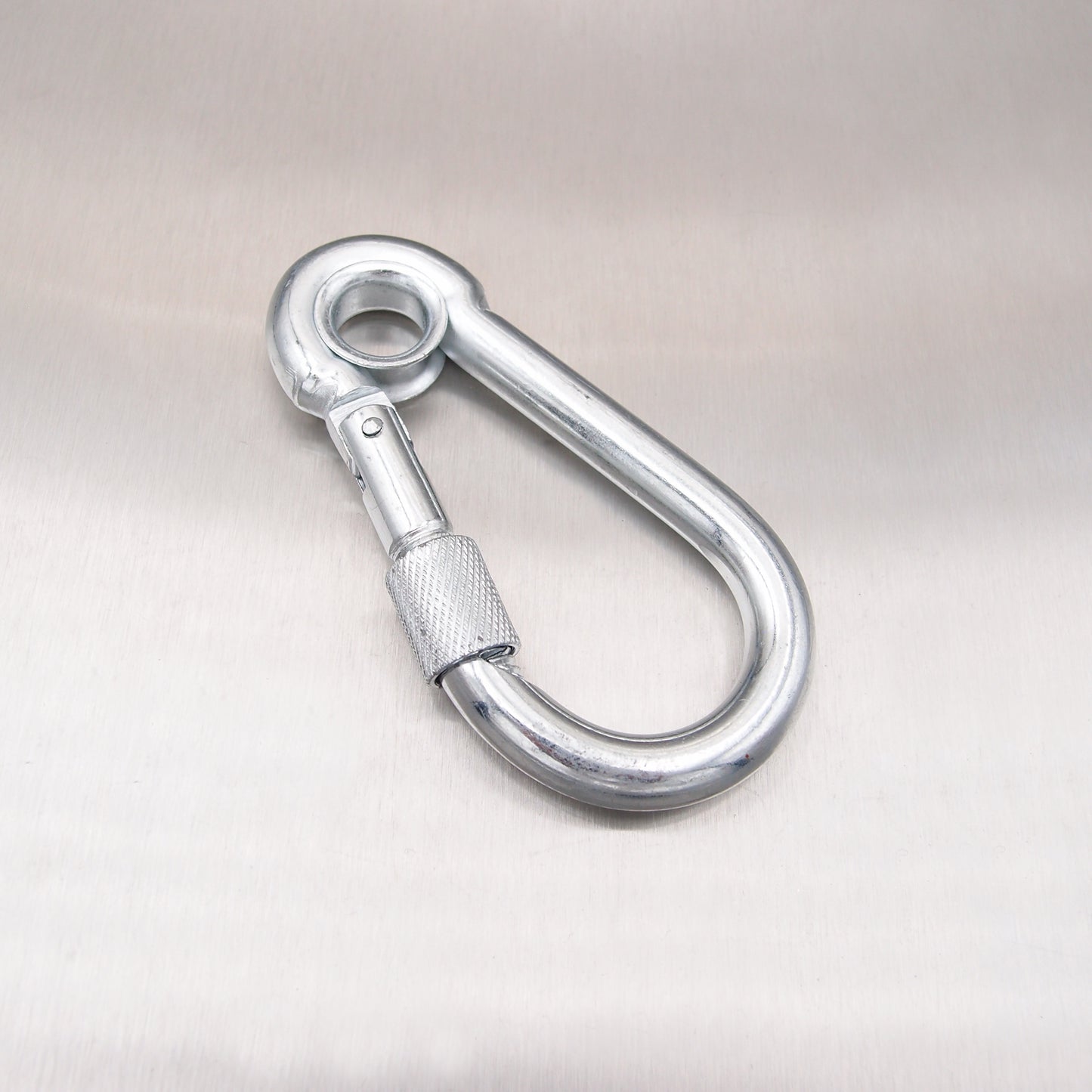 Carbine Hooks Zinc Plated with Eyelet and Screw Nut