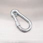 Carbine Hooks Zinc Plated with Eyelet and Screw Nut