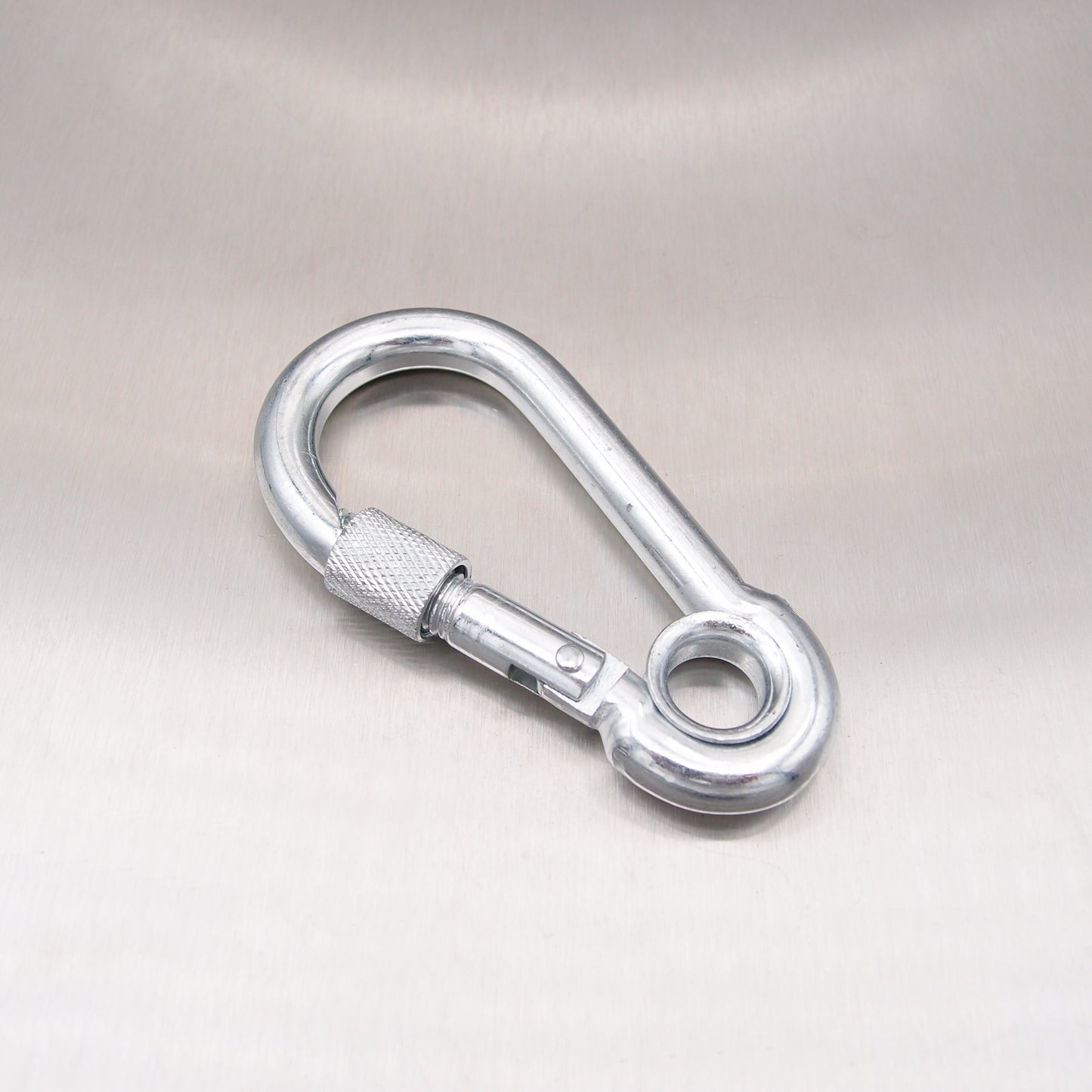 Carbine Hooks Zinc Plated with Eyelet and Screw Nut