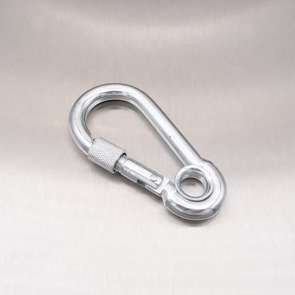 Carbine Hooks Zinc Plated with Eyelet and Screw Nut