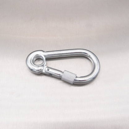 Carbine Hooks Zinc Plated with Eyelet and Screw Nut