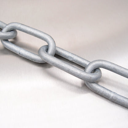 20mm Long Link Chain - Galvanised - 50m Drum
