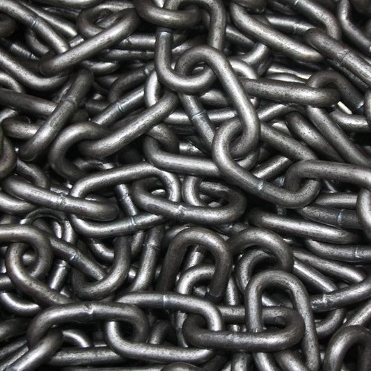 Long Link Chain: Electrically Welded Mild Steel - Self Colour