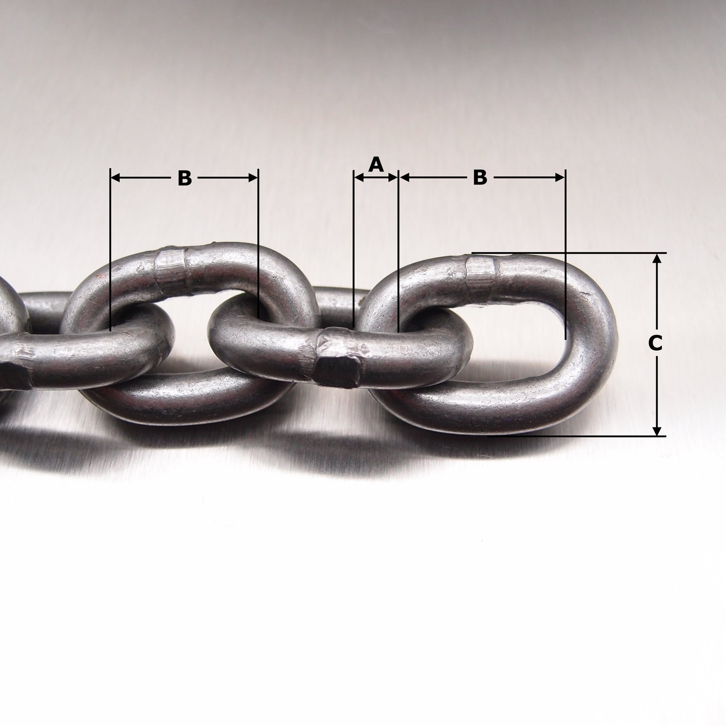 Short Link Chain: GRADE 40 to DIN766 - Self Colour