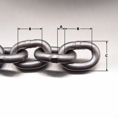 Short Link Chain: GRADE 40 to DIN766 - Self Colour