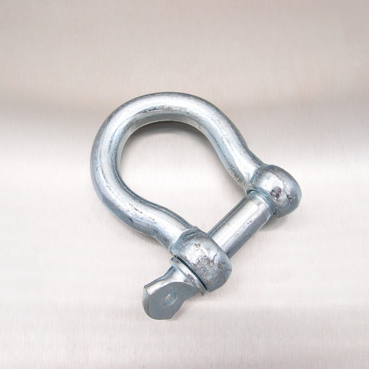 Bow Shackle with Screw Pin - Galvanised Steel - Commercial
